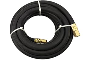 DP Dynamic Power Heavy-Duty 25ft-3/8" Rubber Air Hose D16112