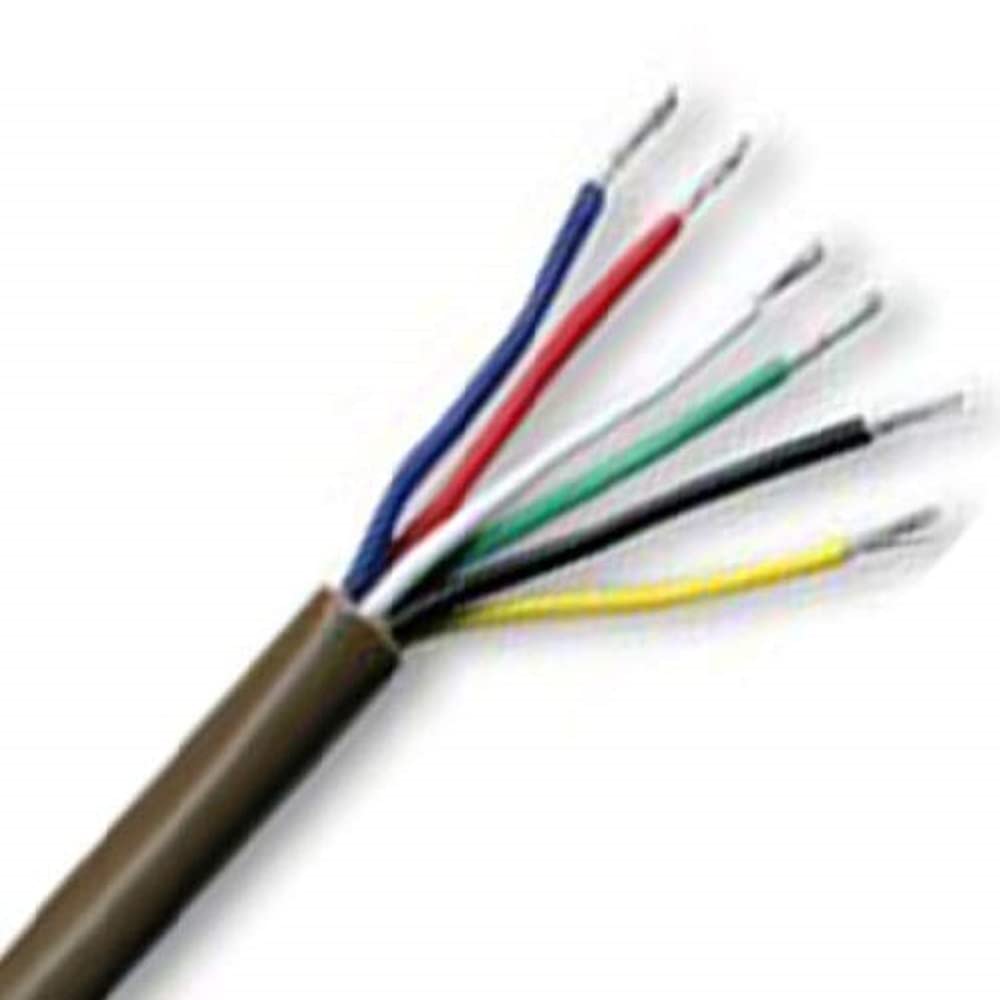 Ali's DIY 6 Core Brown PVC Insulated Alarm Cable - 10 Metre Custom Cut Length