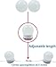 Hollywood Style LED Vanity Makeup Mirror Lights Kit with 10 Dimmable Bulbs,Lighting Fixture Strip for Makeup Vanity Table Set in Dressing Room(Mirror Not Included)