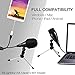 Moukey USB Microphone, Podcast Microphone with Anti-Skid Stand, Plug and Play, Retro Look, Condenser Microphone for Podcast/YouTube/Studio/Streaming/Recording/Game, Microphone for PC, Mac, Ipad