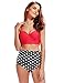ADFOLF Retro Bikini Swimsuits For Women High Waisted Halter Push Up Bathing Suits Polka S