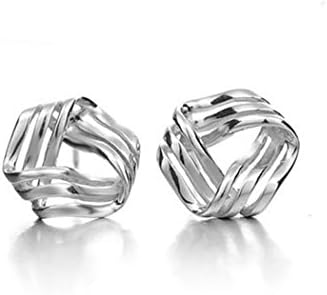 Time Pawnshop Cute Rhyme Flow Sterling Silver Fashion Lady Stud Earrings