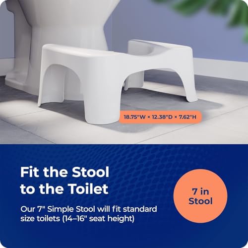 Squatty Potty Simple Curve Toilet Stool.