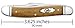 Case WR XX Pocket Knife Smooth Antique Bone Medium Stockman Item #58185 - (6318 SS) - Length Closed: 3 5/8 Inches