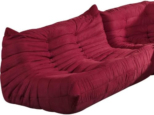 Waverunner Modular Sectional: Loveseat Red Color