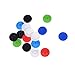 Dengguoli Colorful 25 Paris / 50 Pcs Plastic ABS Spinner Cap for 608 Bearing, Black White Red Green Royal Blue