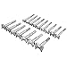 Forstner Drill Bit, Baban 16Pcs Forstner Bit Set 15mm-35mm Drill Bits Tungsten Steel Woodworking Hole Saw Set Wood Drill Bits Auger Opener for Woodworking with A Storage Box