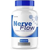 Nerve Flow Capsules, Official NerveFlow Support Supplement Pills, Nerve Flow All Natural Advanced Formula Nerve Health Capsule, Nerve Flow Pills Health Reviews, 30 Serving 1 Month Supply (60 Capsules)