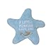 Disney Ariel Sea Princess Starfish Decorative Pillow, Blue/White/Gold