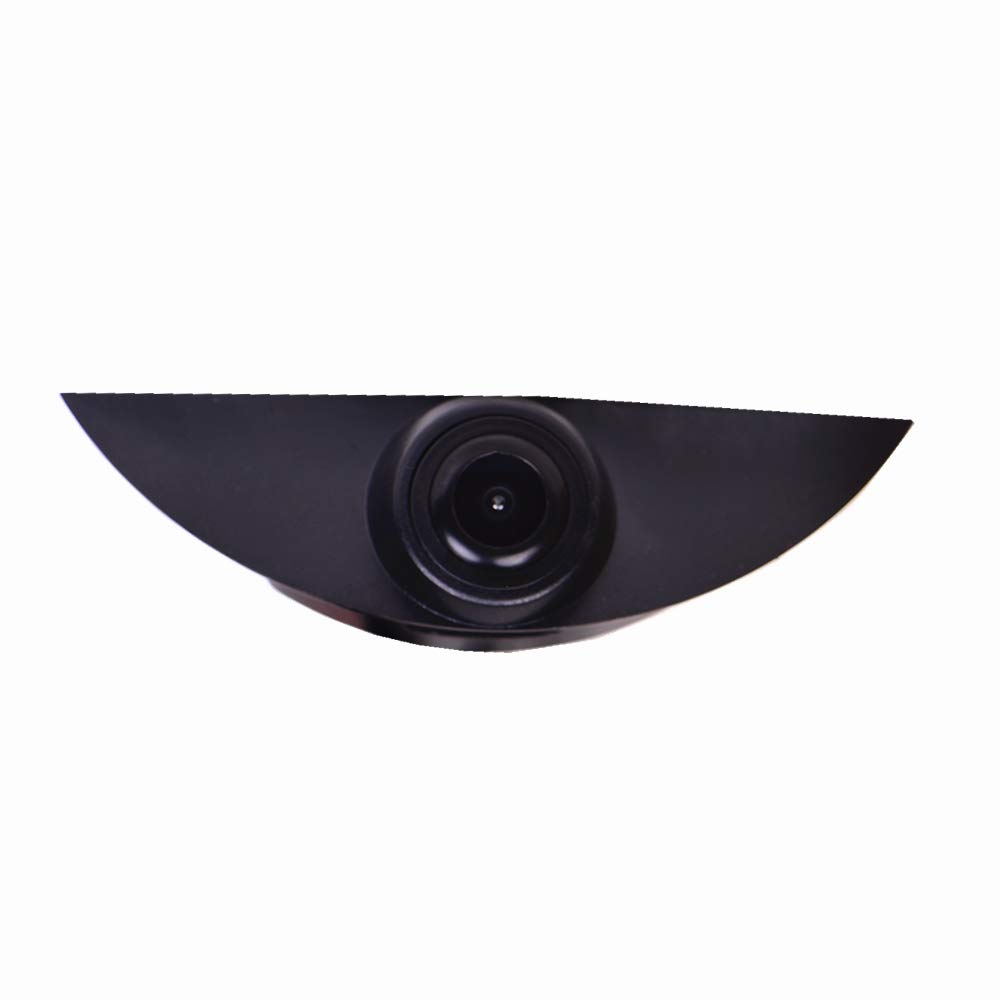 Vehicle-Specific Car Front View Logo Embedded Camera Parking System Waterproof IP67 Wide Degree (Middle), Black for Nissan X-Trail Tiida Qashqai Livina Fairlady Pulsar Cube Armada Frontier Murano