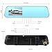 DohonesBest Dash Cam Dual Lens Rear View Mirror Car Backup Camera Front and Rear 1080P Full HD Video Recorder, Car DVR with G-Sensor Motion Detection Loop Recording Parking Mode 4.3”140° Wide View