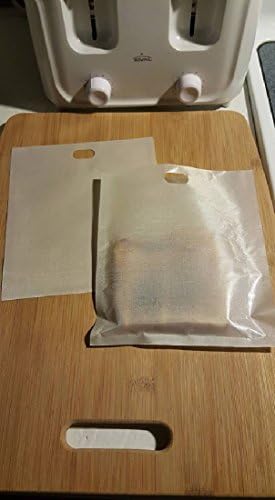 Non Stick Reusable Toaster Bags, Pack of 4 or 8 - Express Pro (8)