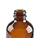 Glass Bottle Bottles with Plastic Pump. Eco-friendly 16oz 16 oz Refillable Bottle for Cooking Sauces,Essential Oils,Lotions,Organic Beauty Products (Amber - 2 pack)