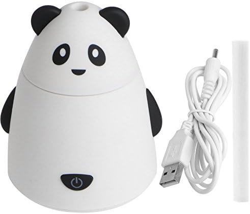 Julyshop 80ml Aromatherapy Essential Oil Diffuser Portable Ultrasonic Humidifier with USB Cable (white)