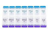 Ezy Dose XL Weekly AM-PM Pill Planner