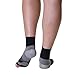 Plantar Fasciitis Sock - Support Ankle Compression Sleeve Socks - Reading Socks - Open-Toe Planter Sleeve Socks - 1 Pair Unisex Heel Pain Arch Support/Ankle Sock (Medium, Black)