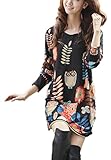 iNewbetter Womens Long Basic Pullover Jumper Sweater Longshirt Tunic Top Shirt