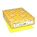 Astrobrights Color Cardstock, 65 lb Cover Weight, 8.5 x 11, Lift-Off Lemon, 250/Pack