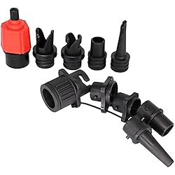 BUENNUS 9 Nozzles Car Air Compressor to Inflatable