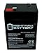 Mighty Max Battery ML4-6 - 6V 4.5AH UPS Battery for Lithonia ELB06042-4 Pack