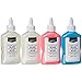 AmazonBasics Glow in The Dark Liquid Glue, Great for Making Slime, Washable, Assorted Colors, 5 oz. Bottle, 4-Pack