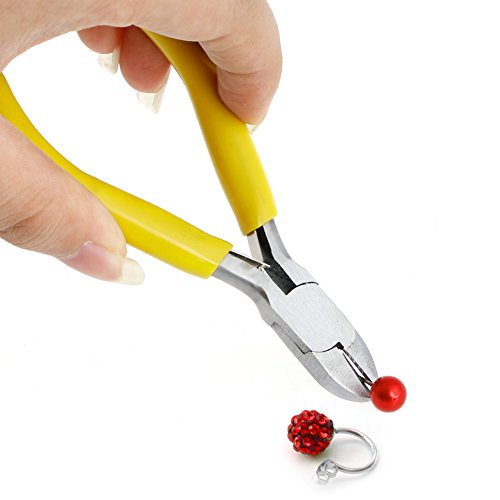 JOYKK Mini-Seitenschneider praktische Schmuck handgefertigte Kohlenstoffstahl Werkzeug - gelb – Bild 5