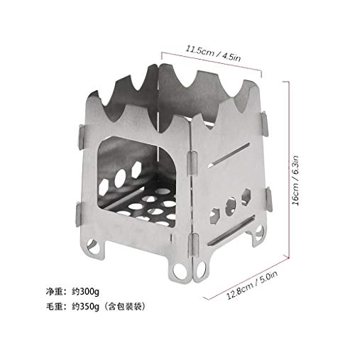 BBTshop Barbecue Charcoal Chimney Starter, Stainless Steel Charcoal Grill Cooker Rapid Quick Fire Lighter, Charcoal Chimney Starter BBQ Tools - Thumbnail 2