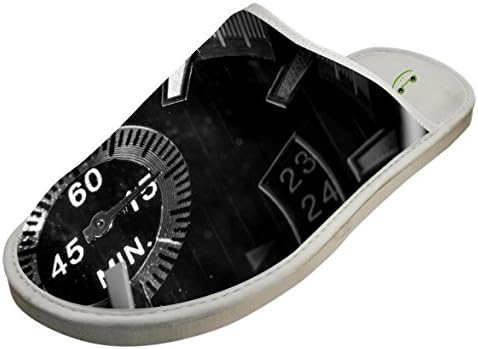 Close-Up Wrist Watch Slippers Indoor Slip-On Sandals Flat Sleeppers Shoes 3D Print Flip-Flops Adults 11