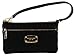 Michael Kors Jet Set Signature Logo Large Wristlet/Handbag in Black