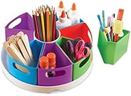 Learning Resources Create-a-Space Storage Center, Homeschool Storage, Fits 3oz Hand Sanitizer Bottles, Bright 