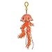 Stuffed Chrysaora Jelly Fish Clip Toy Keychain by Wild Life Artist Jellyfish Clip On Stuffed Animal