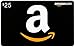 Amazon.com $25 Gift Card in a Greeting Card (Amazon Icons Design)