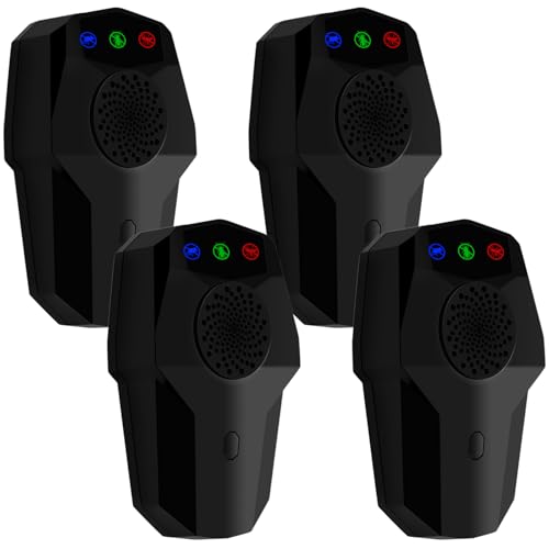 Ultrasonic Pest Repeller, 4 Pack Electronic Mosquito Repellent Insect Pest Control, Ultrasonic Repellent Rats for Indoor Anti Cockroaches, Flies, Mosquitos, Mice, Spiders