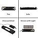 USA Made - TecNiq Red LED Clearance Side Marker Light 1x4 Camper /Trailer Truck (With Black Bracket)