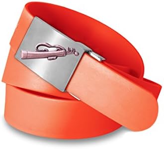 Clazic 1 1/2” Silicone Solid Belt with Golf Bag Logo Buckle