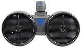 Rockville DWB80B Dual 8" Black 800 Watt Marine Wakeboard Tower Speaker System