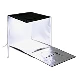 Fotodiox Pro LED 24x24" Studio-in-a-Box for Table Top Photography - Includes light tent, Integrated LED Lights, carrying case and four backdrops