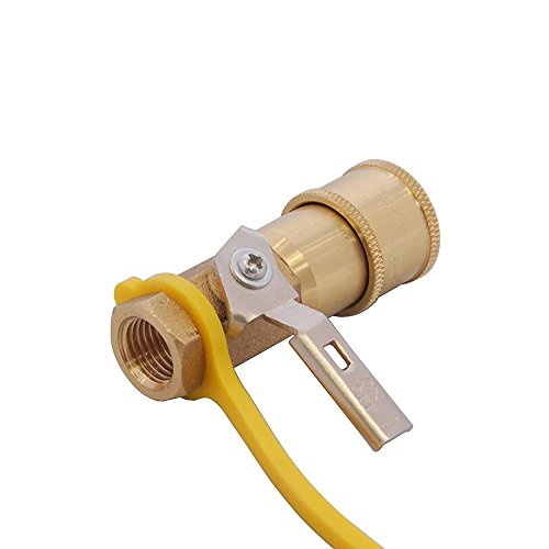 Solid Brass Shutoff Valve & Full Flow Plug Stanbroil Propane Natural
