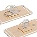 Amoner Cell Phone Finger Stand, 4-Pack 360°Rotation Phone Ring Stand Holder, Kickstand Hand Grip with 5 Car Mount Hooks Widely Compatible with Almost All Phones/Cases