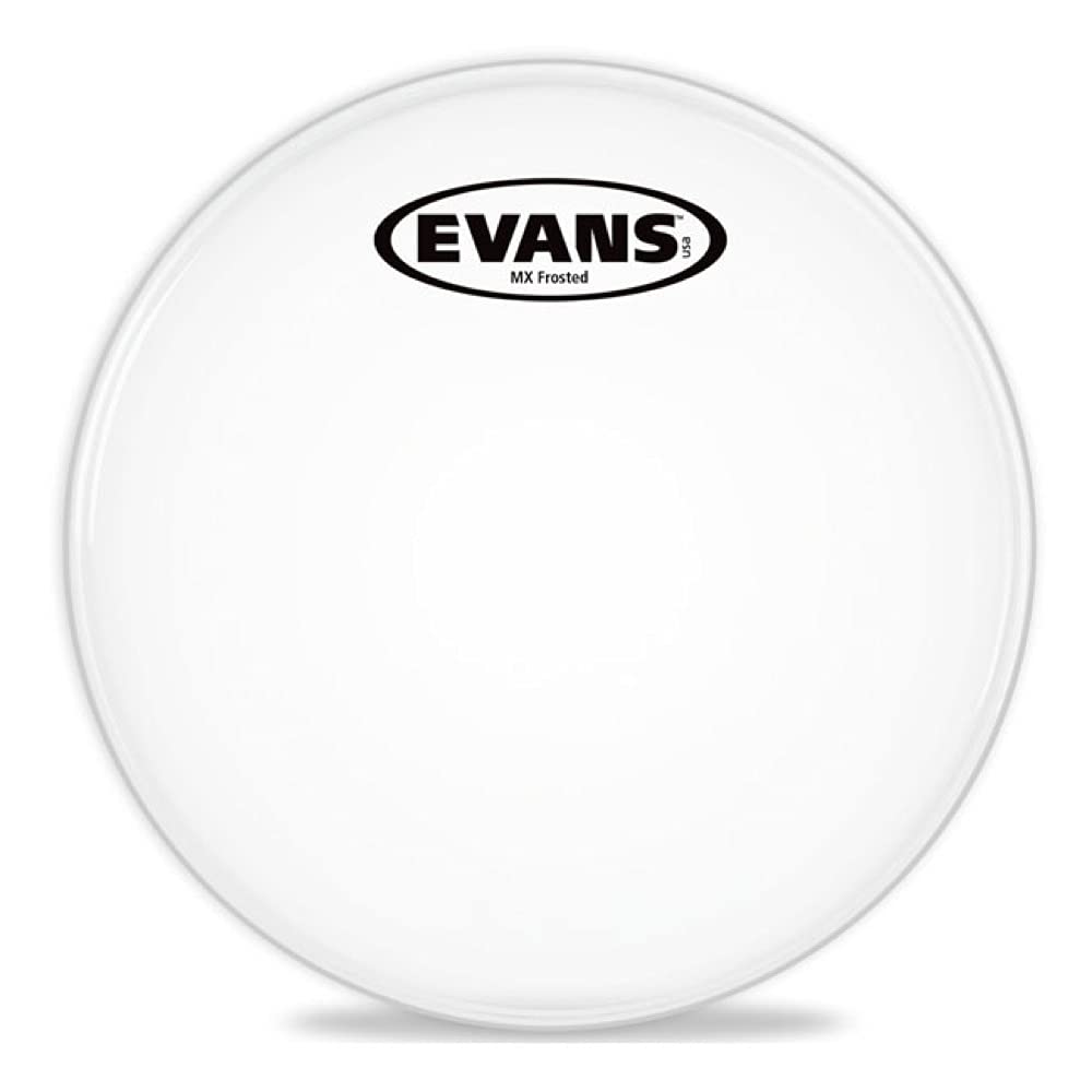 Evans MX Frost Marching Tenor Drum Head, 8 Inch