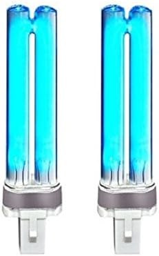 2 PCS Replacement UV Light Bulbs 9W Watt G23 Base for Aquarium UVC Sterilizer