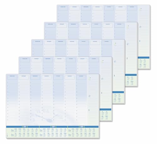 SIGEL Paper desk pad 2026/2027/2028 A2 - pack of 5