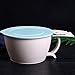 Microwave Ramen Bowl Set, Noodle Bowl With Phone Stand, Large Wheat Straw Soup Mug Bowl with Lid Handle, Dishwasher Safe Ramen Instant Noodles Cooker for College Dorm Room Apartment Essentials,40 oz
