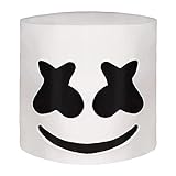 Music Mystery Singer Cosplay Costume Carnaval Decorations Festival and Halloween Party Latex Props White