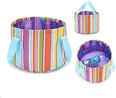 Hecat Multifunction Premium Collapsible Bucket Portable Folding Lightweight Durable Water Container Bucket