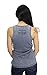 Harley-Davidson Womens Eventide Studded Cross with B&S Burnout Wash Grey Sleeveless Tank