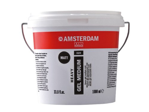 ACRYLIC HEAVY GEL MEDIUM MATT BUCKET - 1 LITRE