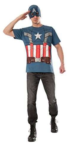 Rubie's Costume Men's Marvel Universe Captain America The Winter Soldier T-Shirt