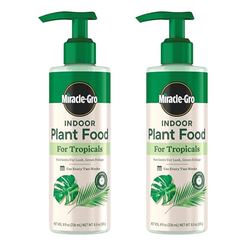 Miracle-Gro Indoor Plant Food for Tropicals, 8 fl. oz. (2-Pack)