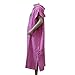 Lightahead Cotton Surf Beach Hooded Poncho Changing Bath Robe Towel with Pocket (Pink) (Teens)